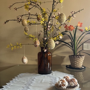 MINTA leírás - Horgolt csipke tojásdísz minta PDF � virágos húsvéti dekoráció, lépésről lépésre - diy (csináld magad) - szabásminta, útmutató - horgolási minta - Meska.hu