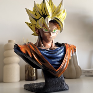 Dragon Ball Goku mellszobor - otthon & életmód - dekoráció - dekoratív figurák és szobrok - Meska.hu