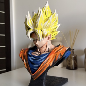 Dragon Ball Goku mellszobor - otthon & életmód - dekoráció - dekoratív figurák és szobrok - Meska.hu