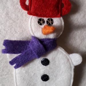 ujjbáb Hóember, Játék & Sport, Bábok, Ujjbáb, Baba-és bábkészítés, Varrás, MESKA