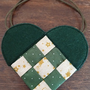 Ajándék kosárka, Karácsony, Adventi díszek, Adventi gyertyadíszek és koszorúdíszek, Varrás, MESKA