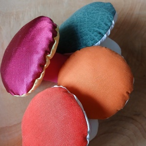 Textil galambgombák - játék & sport - gyerekkonyha - játék gyümölcsök és zöldségek - Meska.hu