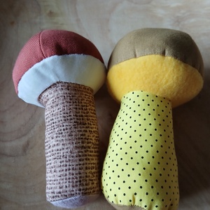 Textil gombák /  Tinórúk - játék & sport - gyerekkonyha - játék gyümölcsök és zöldségek - Meska.hu