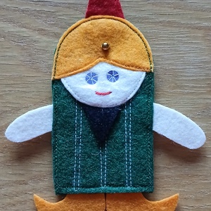  A TÖRÖK ÉS A TEHENEK    4db ujjbáb - játék & sport - bábok - báb készlet - Meska.hu