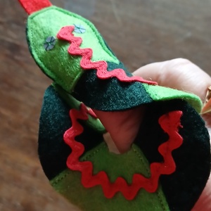 ujjbáb kígyó - játék & sport - bábok - ujjbáb - Meska.hu