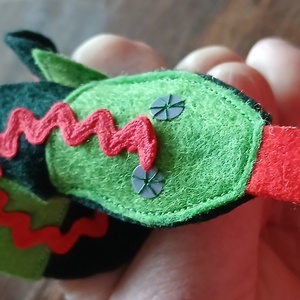 ujjbáb kígyó - játék & sport - bábok - ujjbáb - Meska.hu