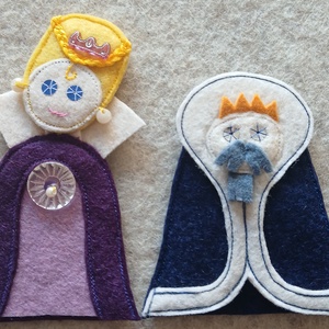 ujjbábok  Királynő és király, Játék & Sport, Bábok, Ujjbáb, Baba-és bábkészítés, Varrás, A bábok filcből készültek, főleg az óvodás korosztály kedveli, lehet gyűjteni is.

Királynő
magassá..., MESKA