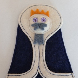 ujjbábok  Királynő és király, Játék & Sport, Bábok, Ujjbáb, Baba-és bábkészítés, Varrás, MESKA