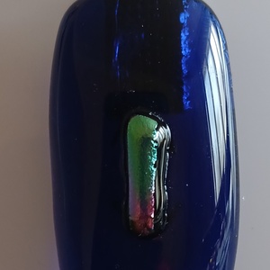 Kék csillogás üvegmedál, Ékszer, Nyaklánc, Medál, , MESKA