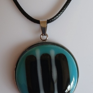 BILLENTYŰK üvegmedál, Ékszer, Nyaklánc, Medál, , MESKA