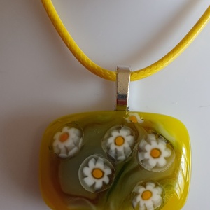 TAVASZ üvegmedál, Ékszer, Nyaklánc, Medál, , MESKA