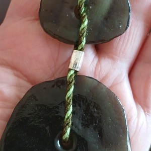 Natura üvegmedál - ékszer - nyaklánc - medál - Meska.hu