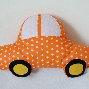 Autó formájú párna - Autós díszpárna - Autó párna - Textiljáték - Textilfigura -  - Meska.hu