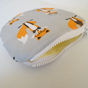 Rókás Pénztárca és kulcstartó szett - Kártyatartó - mini neszesszer - Sminktáska - Kozmetikai táska - Róka mintás tok - táska & tok - pénztárca & más tok - pénztárca - gyerek pénztárca - Meska.hu