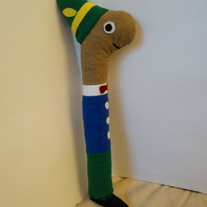 Tekergő, a Tesz-Vesz Városi Kukac - Tesz - Vesz Város lakója - Mesefigura - Tekergő a Kukac - Tekergő földigiliszta -  - Meska.hu