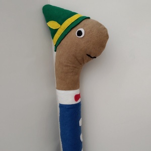 Tekergő, a Tesz-Vesz Városi Kukac - Tesz - Vesz Város lakója - Mesefigura - Tekergő a Kukac - Tekergő földigiliszta -  - Meska.hu