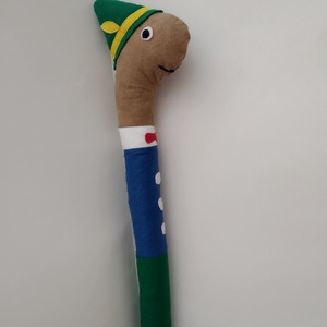 Tekergő, a Tesz-Vesz Városi Kukac - Tesz - Vesz Város lakója - Mesefigura - Tekergő a Kukac - Tekergő földigiliszta -  - Meska.hu