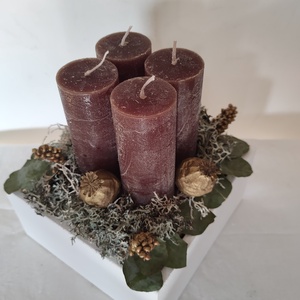 Adventi asztaldísz doboz zuzmóval, eukaliptusz levéllel, termésekkel - tartós karácsonyi asztaldísz - adventi koszorú - karácsony - adventi díszek - adventi asztaldísz - Meska.hu Adventi asztaldísz doboz zuzmóval, eukaliptusz levéllel, termésekkel - tartós karácsonyi asztaldísz - adventi koszorú - karácsony - adventi díszek - adventi asztaldísz - Meska.hu