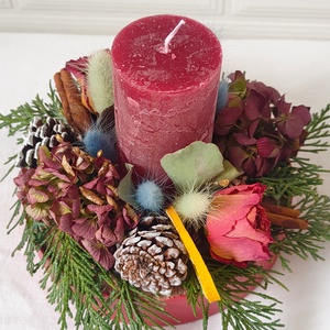 Adventi asztaldísz termésekkel, száraz virágokkal - karácsonyi asztaldísz - adventi koszorú természetes stílusban -natúr - karácsony - adventi díszek - adventi asztaldísz - Meska.hu Adventi asztaldísz termésekkel, száraz virágokkal - karácsonyi asztaldísz - adventi koszorú természetes stílusban -natúr - karácsony - adventi díszek - adventi asztaldísz - Meska.hu