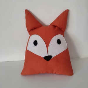 Róka párna - Rókás díszpárna - Róka figura - Textil figura - Textil játék - Meska.hu