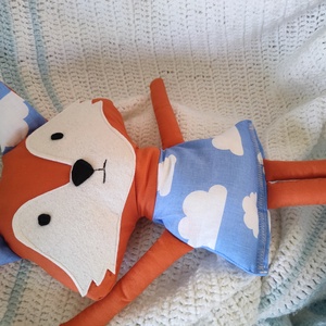 Róka figura - róka játék - Textil játék - kisróka - róka plüssállat - játék & sport - plüssállat & játékfigura - róka - Meska.hu