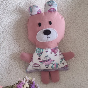 Pink Mackó - Rózsaszín Textil Maci - puha játék állat - játékmackó  - játék & sport - plüssállat & játékfigura - maci - Meska.hu
