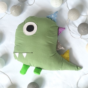 Dinoszaurusz párna - Dínós díszpárna - Dínó figura - Textil játék - Dínó Textil figura, Játék & Sport, Plüssállat & Játékfigura, Plüss dínók, Varrás, MESKA