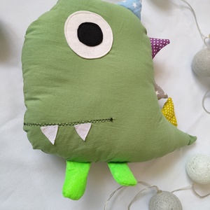 Dinoszaurusz párna - Dínós díszpárna - Dínó figura - Textil játék - Dínó Textil figura - játék & sport - plüssállat & játékfigura - plüss dínók - Meska.hu