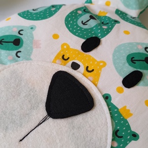 Maci formájú párna - Macifej - Macis mackó - Mackó párna - Maci figura - Textil mackó - Színes mackó -macis gyerek párna - otthon & életmód - babaszoba, gyerekszoba - gyerek díszpárna - Meska.hu