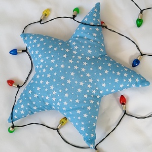 Csillag Párna - Csillag formájú párna  - otthon & életmód - babaszoba, gyerekszoba - gyerek díszpárna - Meska.hu