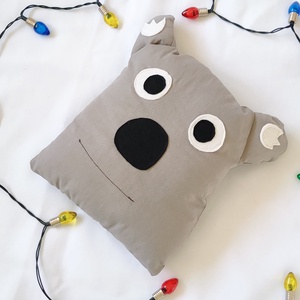 Koala párna - Koala mackó párna - Koala maci - Textil figura - Textil játék, Otthon & Életmód, Babaszoba, gyerekszoba, Gyerek díszpárna, Varrás, MESKA