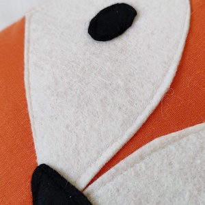 Róka párna - Rókás díszpárna - Róka figura - Textil figura - Textil játék - játék & sport - plüssállat & játékfigura - róka - Meska.hu