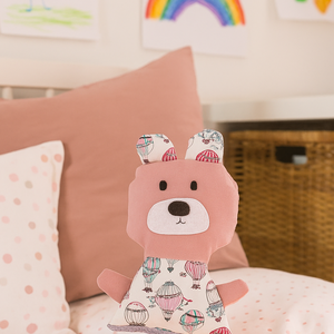 Pink Mackó - Rózsaszín Textil Maci - puha játék állat - játékmackó , Játék & Sport, Plüssállat & Játékfigura, Maci, Baba-és bábkészítés, Varrás, MESKA
