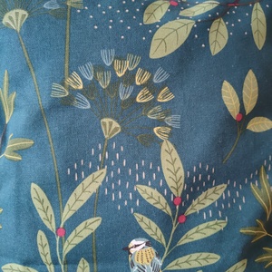 Madárkás párnahuzat - Madaras díszpárna huzat - Téli párna huzat madarakkal - Madár mintás párna - otthon & életmód - lakástextil - párna & párnahuzat - díszpárnahuzat - Meska.hu