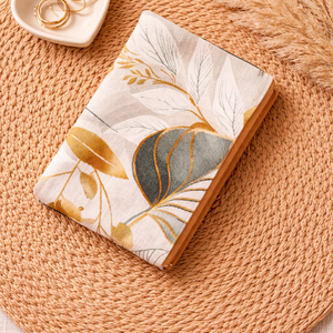 Levél mintás boríték neszesszer - pénztárca - leveles kártyatartó - lapos neszesszer - neszeszer levél mintával  , Táska & Tok, Neszesszer, Varrás, MESKA