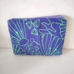 Boho Lila pénztárca - Kártyatartó - lapos neszesszer - hippi mintás piperetartó - csajos neszeszer - tolltartó lányoknak - táska & tok - pénztárca & más tok - kártyatartó & irattartó - Meska.hu