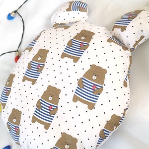 Maci formájú párna - Macifej - Mackó párna - Maci figura díszpárna - Textil mackó - Macis párna - gyerek párna  - medve - baba - mama - babaszoba dekoráció - gyerek díszpárna - Meska.hu