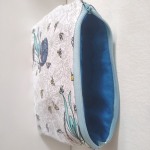 Tündéres neszesszer - textil pénztárca tündér mintával - lapos neszeszer - textil ajándék lányoknak  - táska & tok - neszesszer - Meska.hu