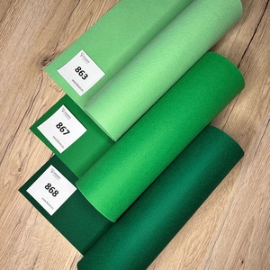 Koreai filc -  zöld és barna és árnyalatai - 30 x 20 cm filclapok,  ellenőrzött minőségű, bevizsgált, nem bolyhosodik - Meska.hu