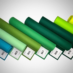 Koreai filc -  zöld és árnyalatai - 30 x 20 cm filclapok,  ellenőrzött minőségű, bevizsgált, nem bolyhosodik - kellékek & szerszámok - méteráru - filc - Meska.hu