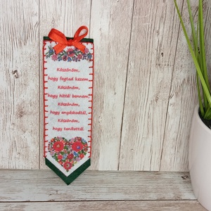Könyvjelző, idézettel-pedagógus napra - Meska.hu