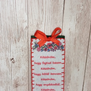 Könyvjelző, idézettel-pedagógus napra - könyv & zene - könyvjelző - Meska.hu