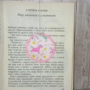 Unikornisos filc könyvjelző - könyv & zene - könyvjelző - Meska.hu