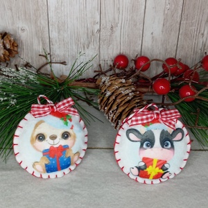 Filc karácsonyfa dísz-állatok - karácsony - karácsonyi lakásdekoráció - karácsonyfadíszek - Meska.hu Filc karácsonyfa dísz-állatok - karácsony - karácsonyi lakásdekoráció - karácsonyfadíszek - Meska.hu