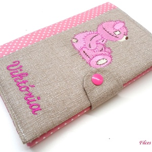 Hímzett macis egészségügyi kiskönyv borító - névreszóló - otthon & életmód - papír, írószer - Meska.hu