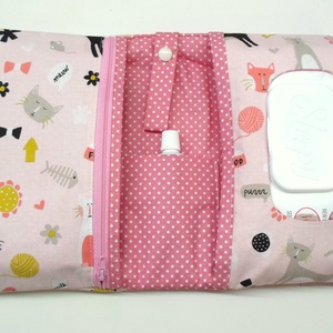 Cicás névreszóló pelenkarendező, pelenkatartó, pelenkázó táska -  - Meska.hu