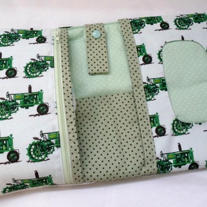Traktoros pelenkatáska - textil pelenkarendező - táska & tok - pelenkatáska - pelenkatartó tok - Meska.hu