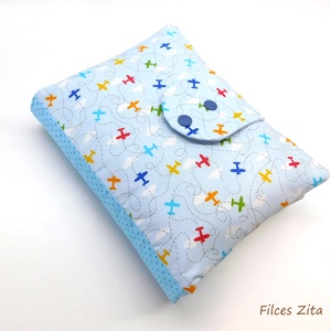 Repülős pelenkatáska -  textil pelenkarendező- névhímzéssel is - táska & tok - pelenkatáska - pelenkatartó tok - Meska.hu