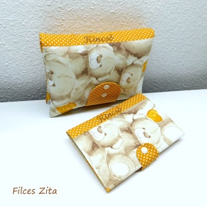 Macis egészségügyi kiskönyv borító -  textil eü borító hímzett névvel  - otthon & életmód - papír, írószer - egészségügyi kiskönyv borító - Meska.hu