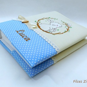  Akciós KÉSZTERMÉK Luca neves baba fotóalbum  - textil baba fényképalbum  - otthon & életmód - papír, írószer - album & fotóalbum - Meska.hu